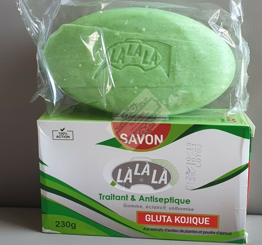 Savon gommante éclaircissant LALALA exfoliante