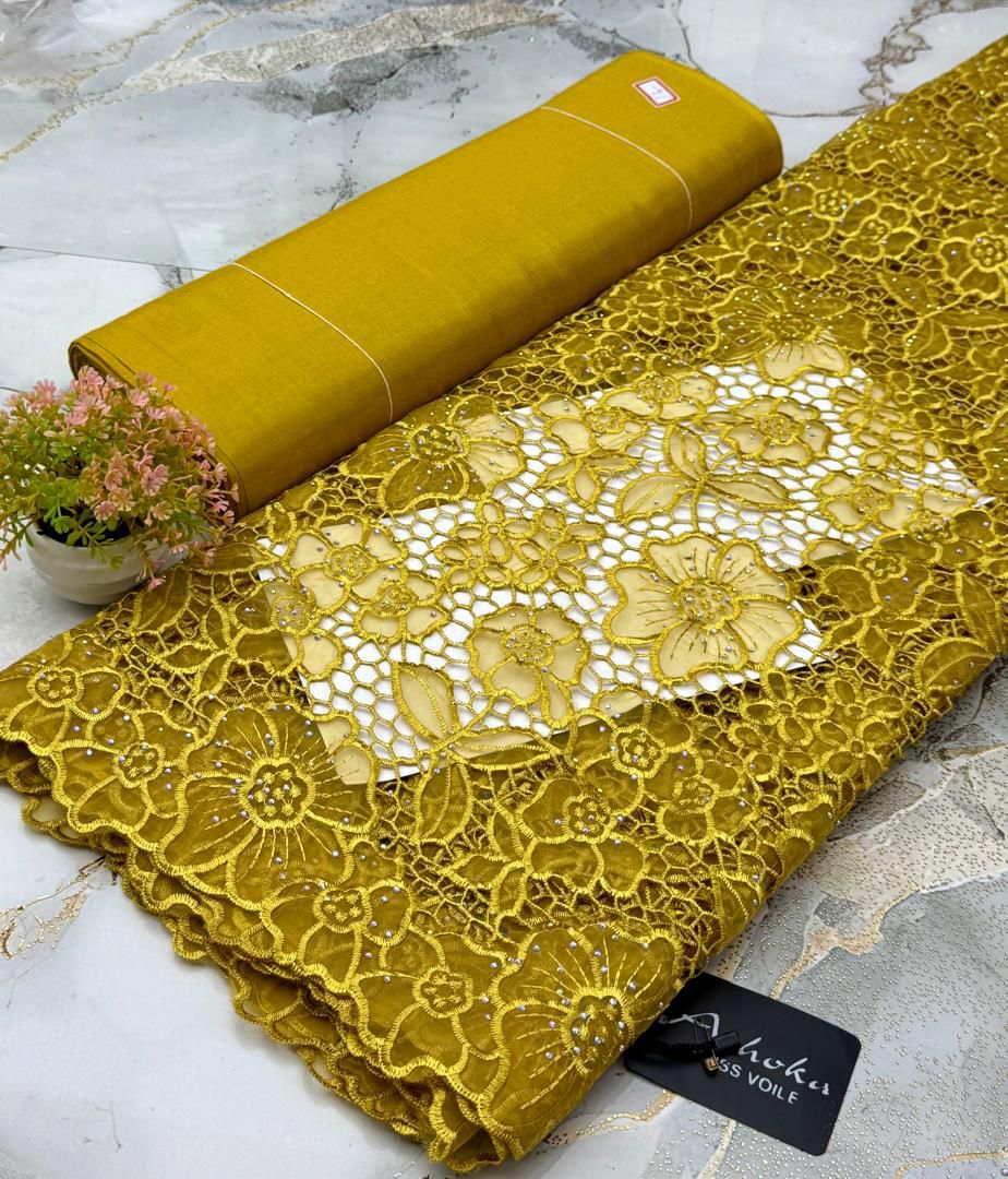 Dentele filet super  5 yards de lace + 2 yard de Chantoum