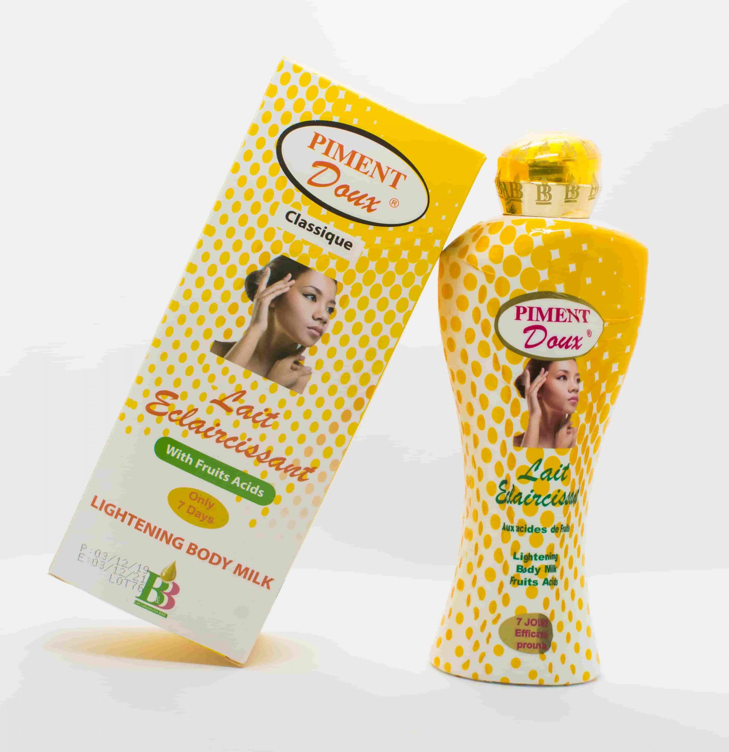 PIMENT DOUX LAIT ECLAIRCISSANT
