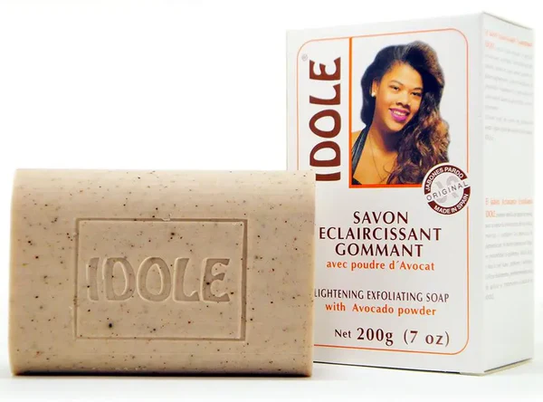 Savon Exfoliant Éclaircissant Idole à la Poudre d'Avocat